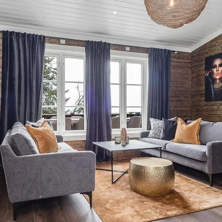 Lovsangeren 1,5 Hour From Oslo - 6 Bedrooms - 14 Sleeps - Sauna Villa Nordset